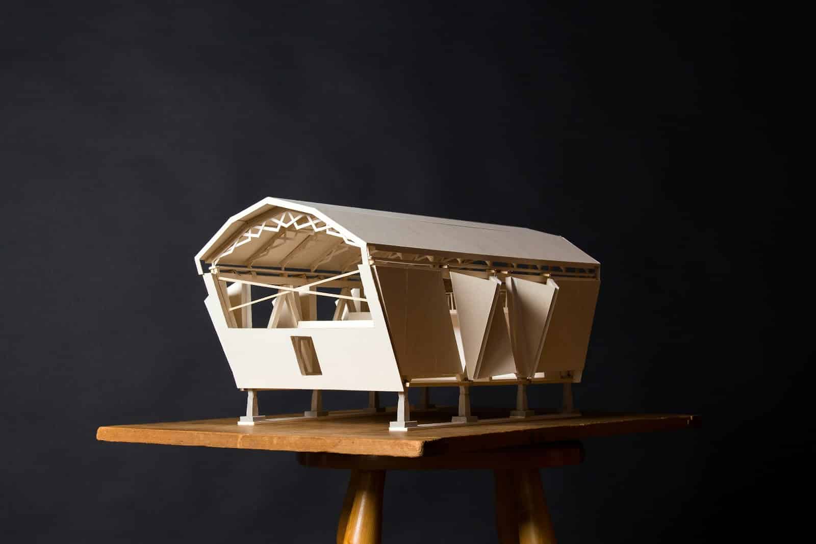 Futuristic sustainable tiny home concept