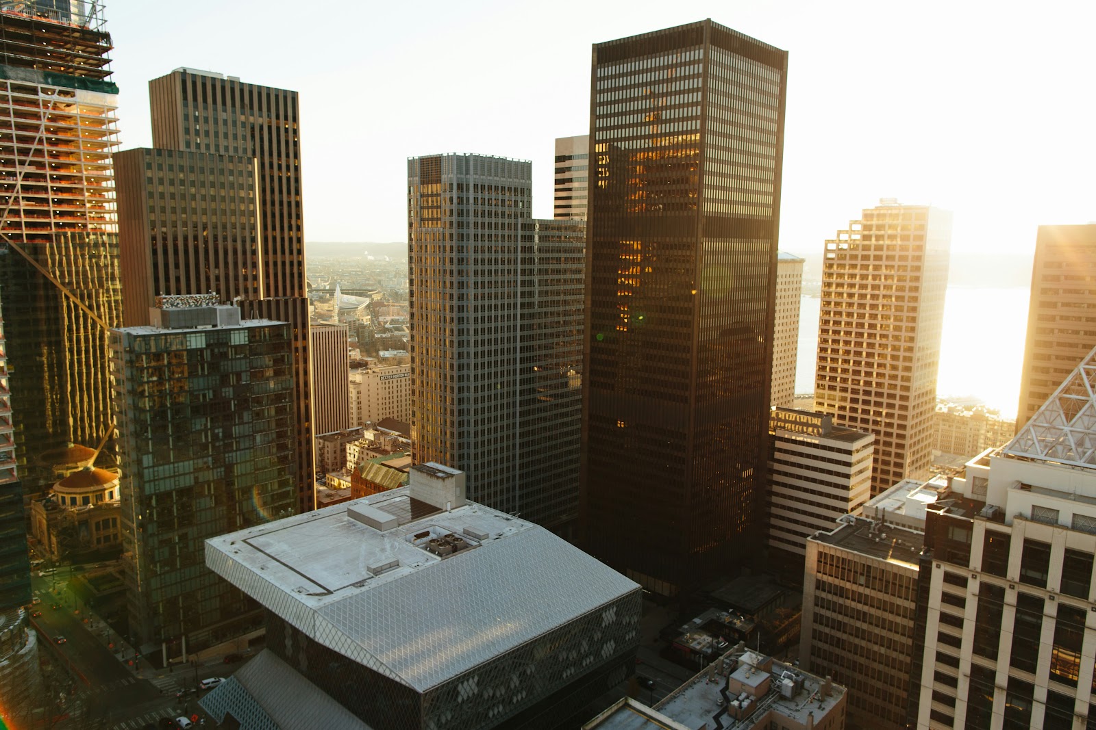 Houston skyline with modern buildings