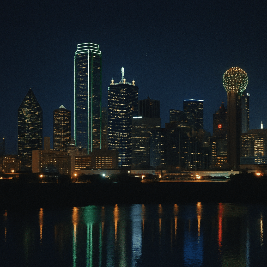 Dallas Skyline at Night