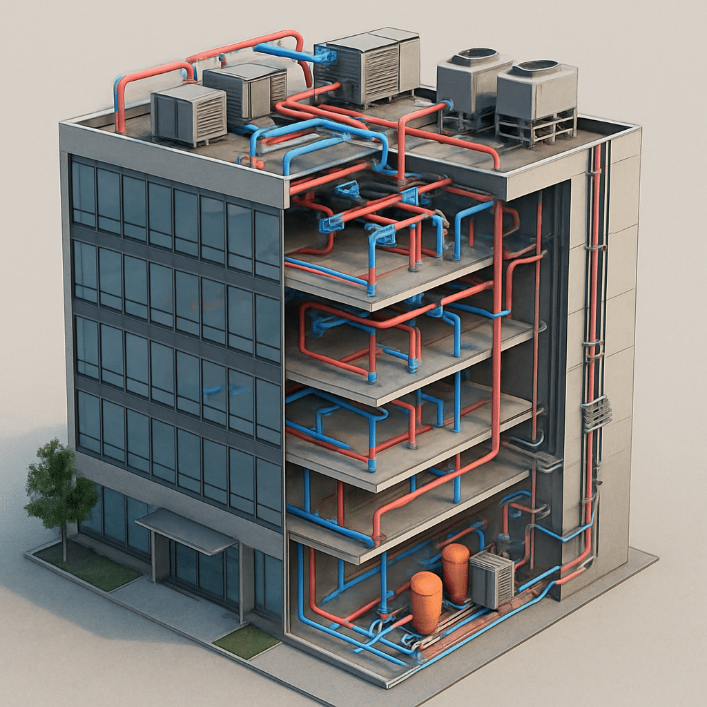 Modern Office Building with MEP Systems