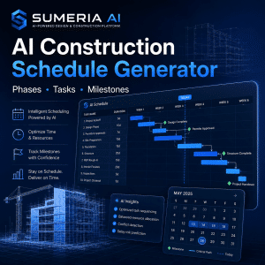 AI Construction Schedule Generator – Project Scheduling Tool