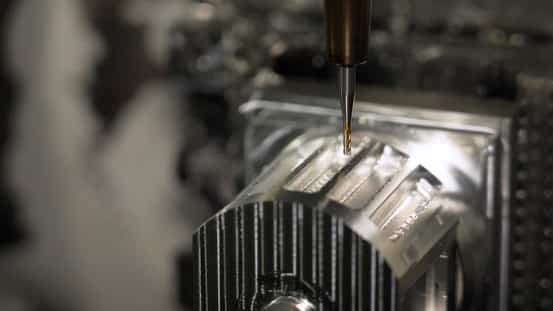 Precision machining of a custom metal component